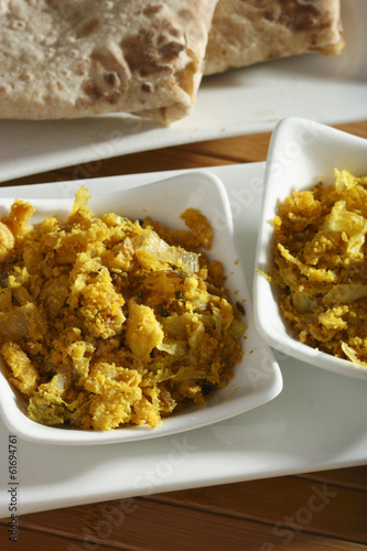 Cabbage Zunka - A simple veg dish from Maharashtra