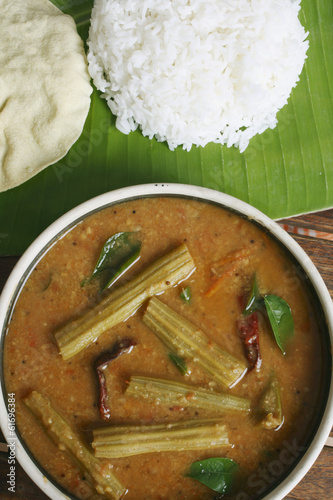 Drumstick Sambar - A lentil soup made of Drumstick from Tamilnad photo