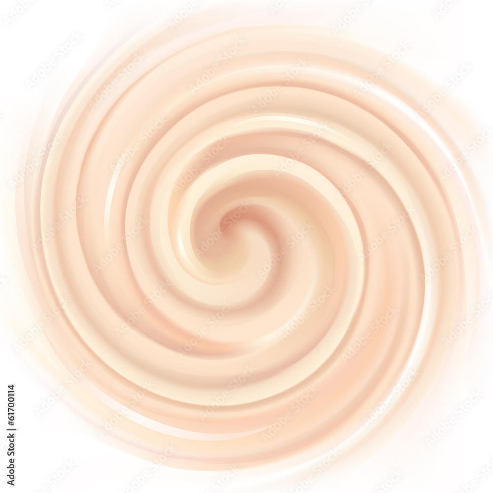 Vector background of swirling creamy texture Vector background of swirling creamy texture