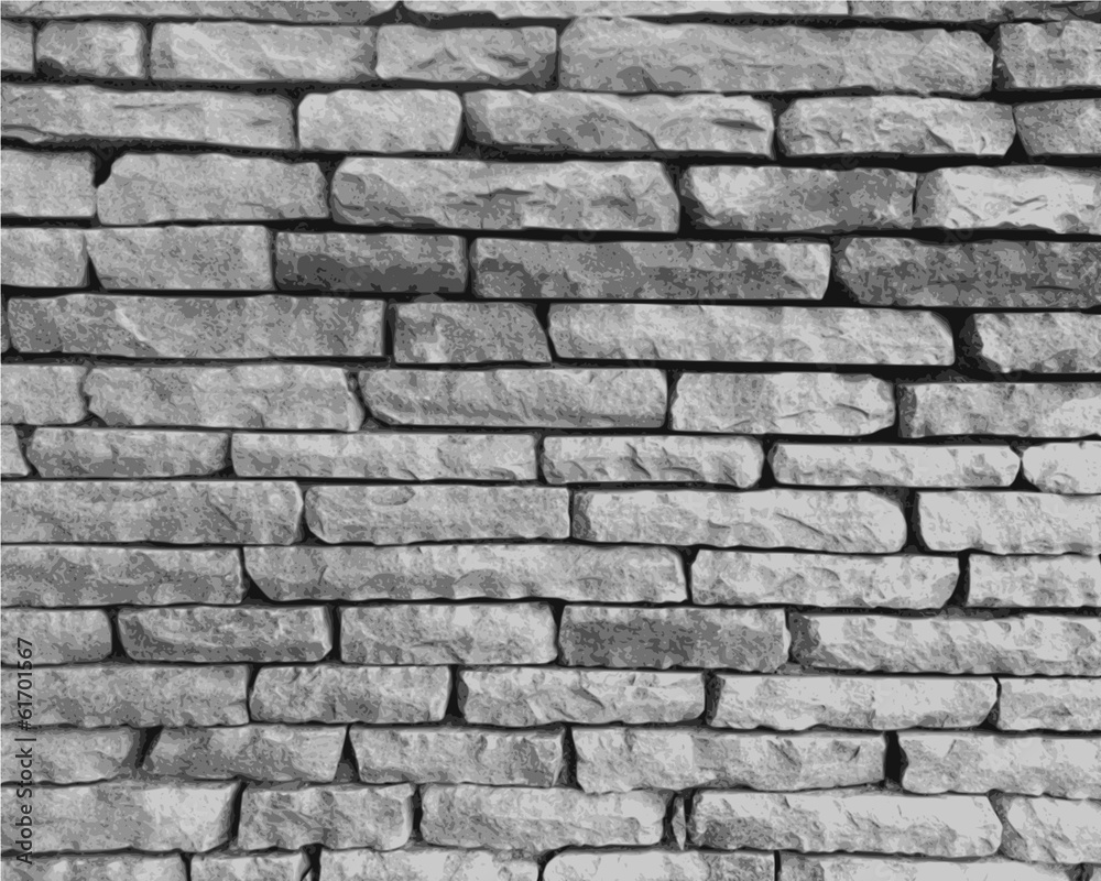 Monochrome stone wall