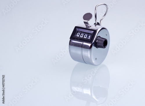 Obraz na plátně Hand counter clicker