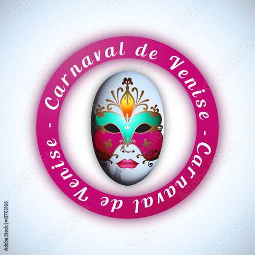 Carnaval de Venise - Illustration vectorielle