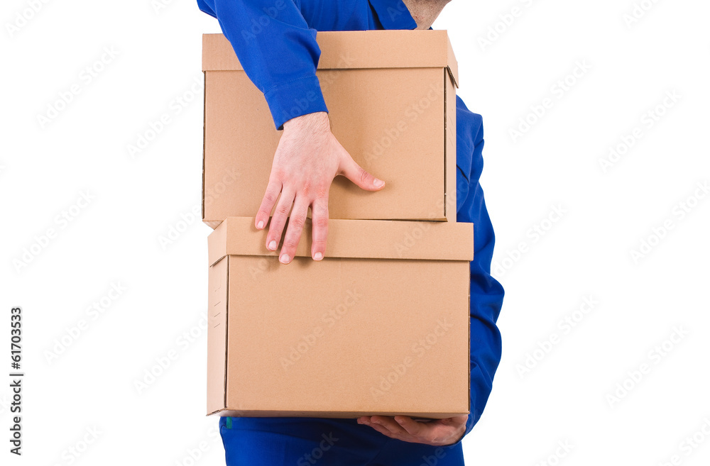 Delivery man. Delivery man.