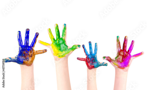 painted hands
