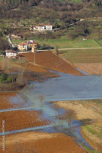 allagamento campo agricoltura danni meteoreologia photo