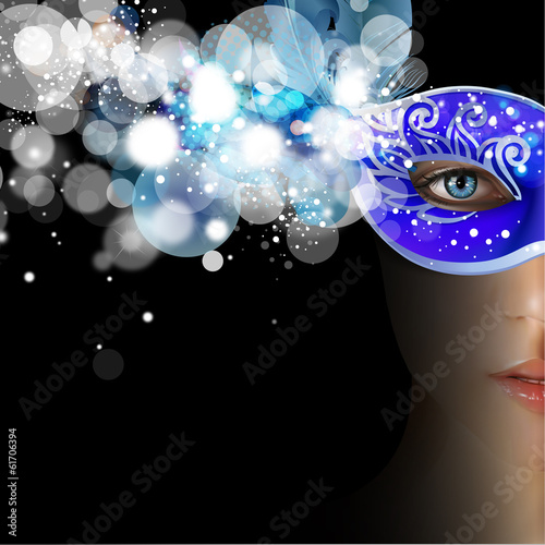 carnevale, maschere, donna