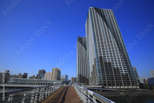 Cityscape and Skyscrapers in Harumi