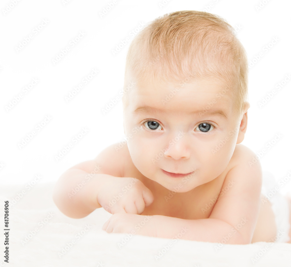 newborn baby smiling, active kid healthy skin newborn baby smiling, active kid healthy skin