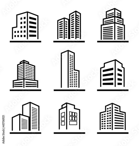 Buildings icons