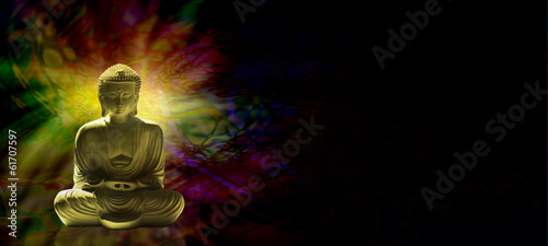 Meditating Buddha Website Banner head