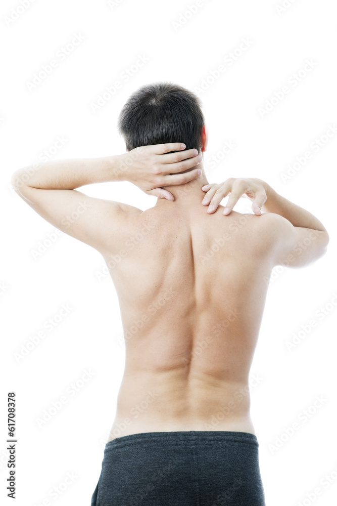 Obraz premium Back pain in men