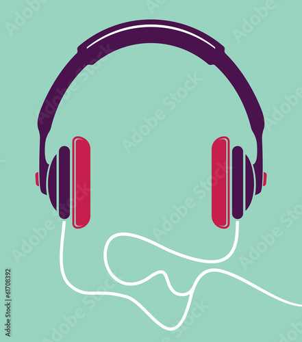 Music headphones icon