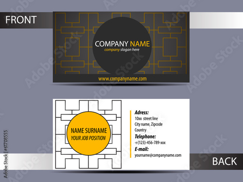 modern business card template