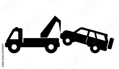 Traffic sign - no parking, tow away zone sign