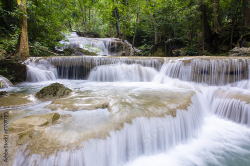 Era-wan waterfall National Park at Kanchanaburi  Thailand