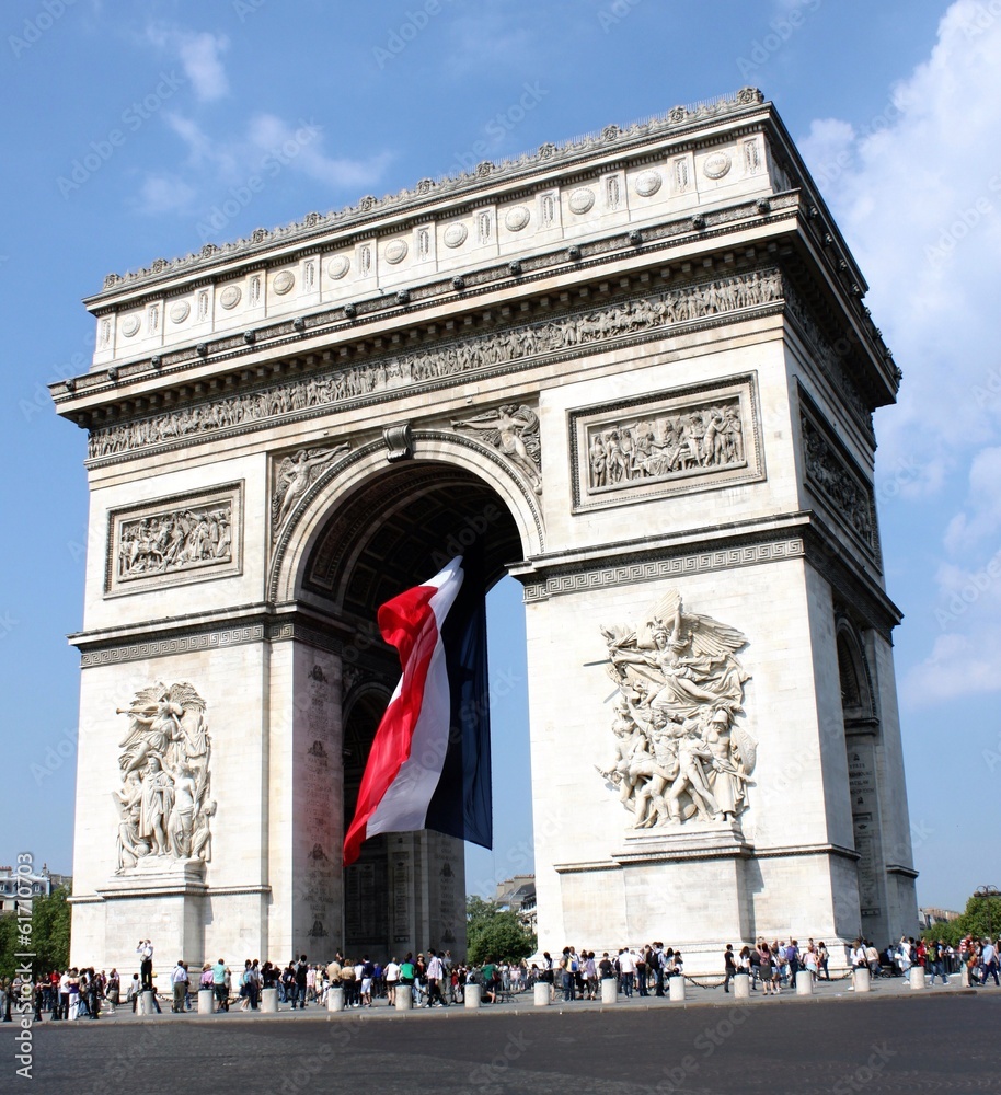 Fototapeta premium Arc of Triomphe, Paris