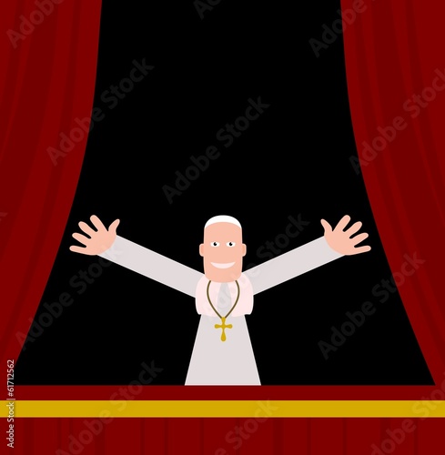 Tableau sur toile Pope