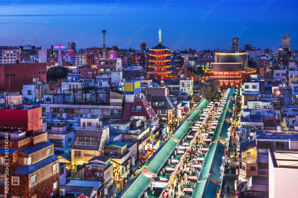 Fototapeta premium Tokyo at Asakusa