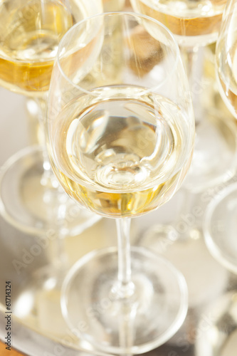 Refreshring White Wine in a Glass