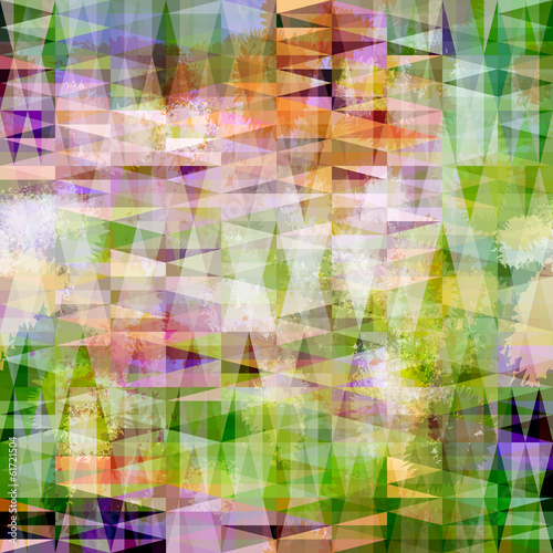 Colorful abstract geometric bright grunge pattern. Eps10