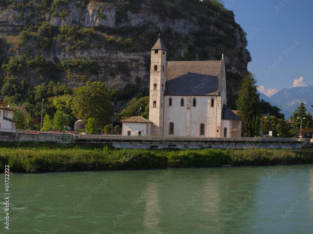The Sant Apollinare church in Trento