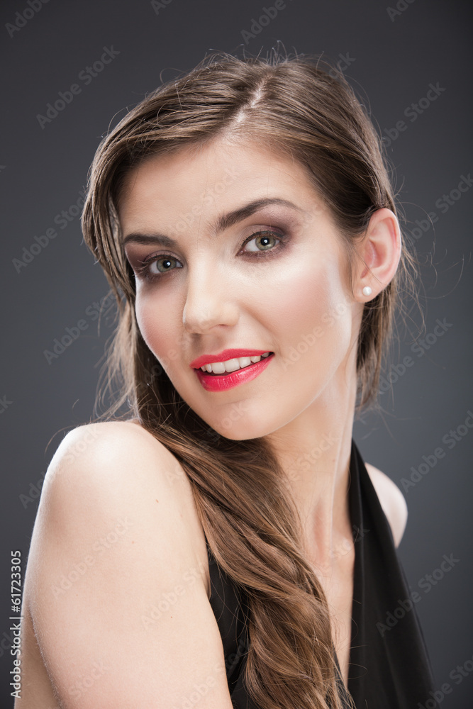 Fototapeta premium beautiful young woman face