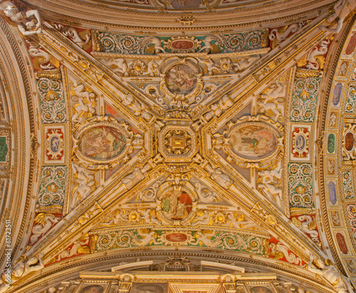 Bergamo - Detail from cathedral Santa Maria Maggiore