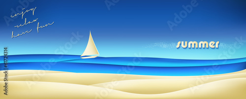 Summer - enjoy relax have fun