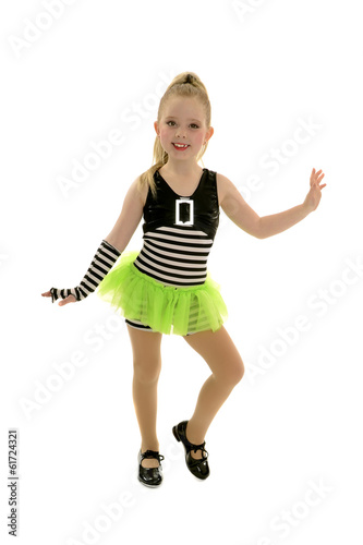 Tap Dancer Child in Jailhouse Rock Costume