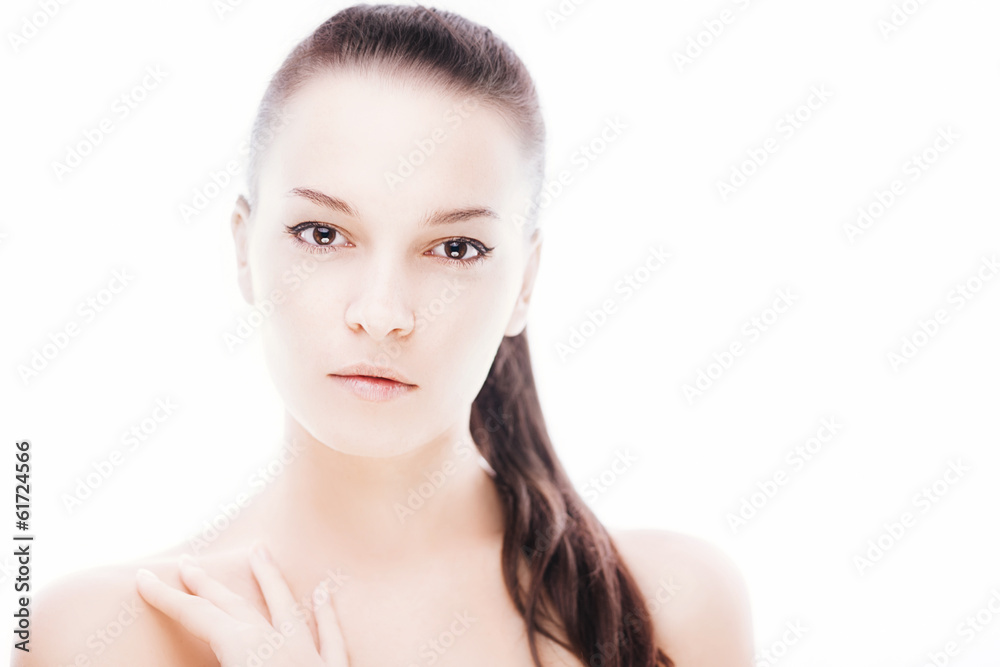 Fashion portrait gorgeous brunette Fashion portrait gorgeous brunette
