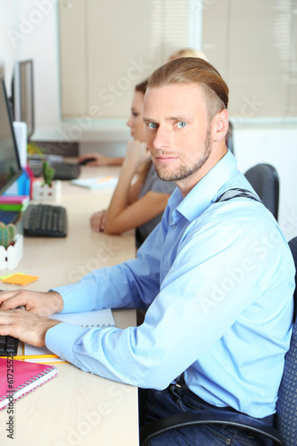 Business people at work place