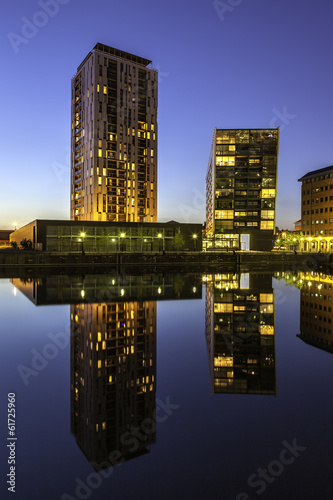 Modern architecture salford Quays Manchester