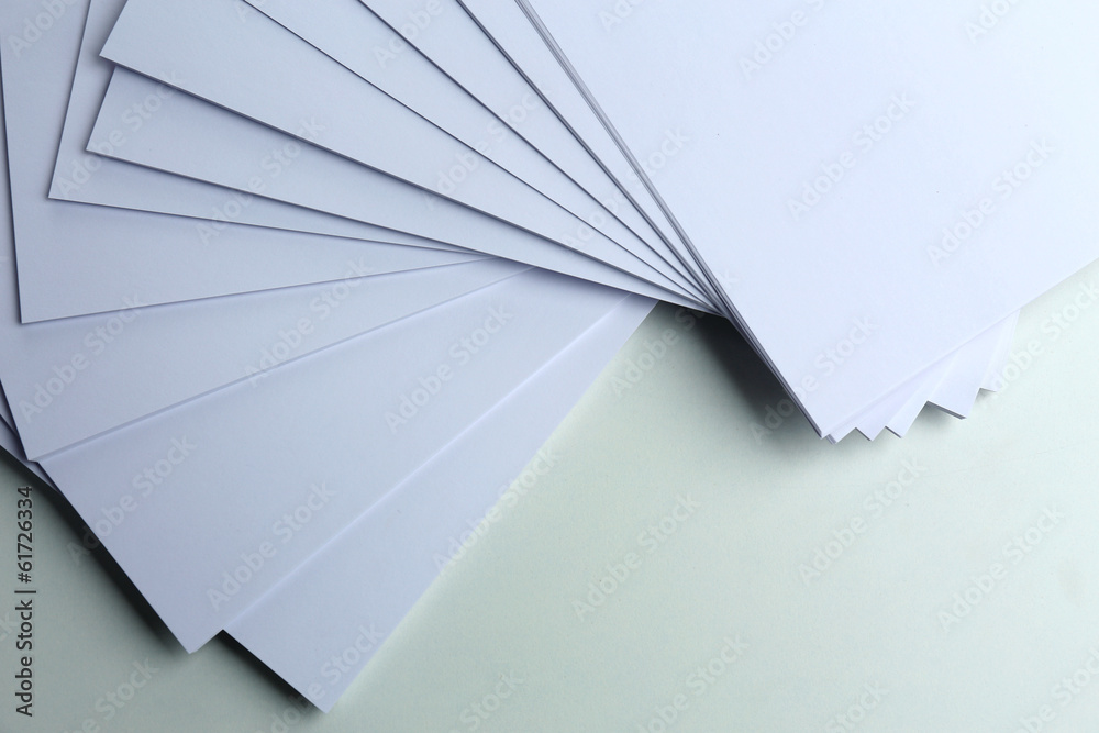 White paper close up White paper close up