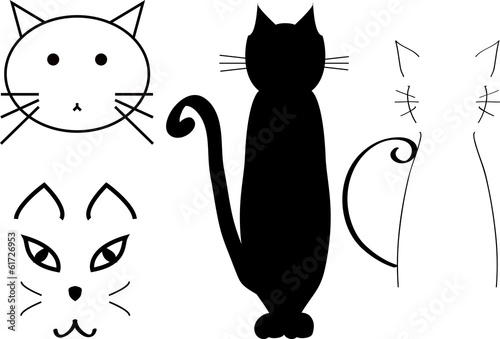 Cat Silhouettes photo