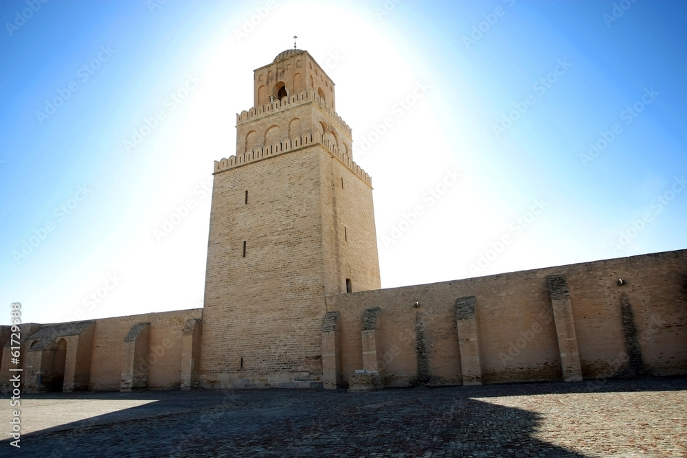 Fototapeta premium Great Mosque of Kairouan in Tunisia