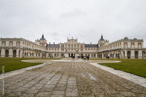 Palace of Aranjuez, Madrid, Spain, is one of the residences of t