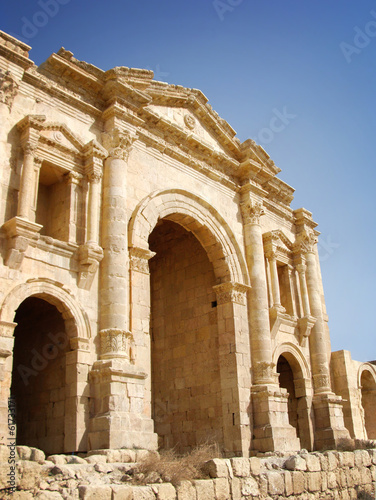 Hadrian's Arch, Entrance of Jerash, Jordan