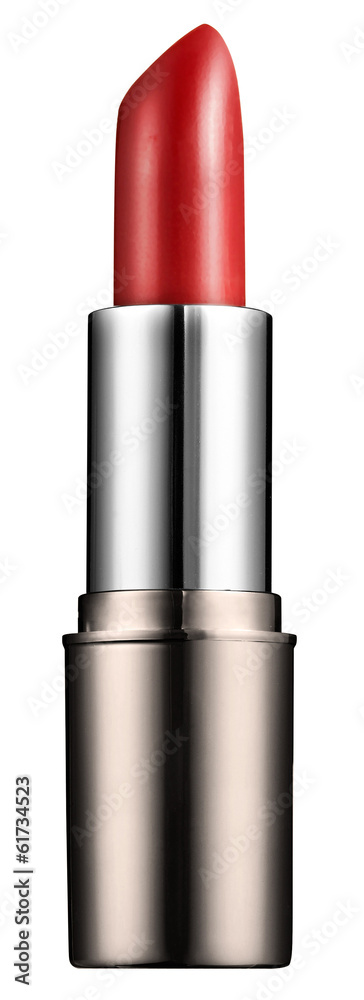 Obraz premium Isolated new red lipstick