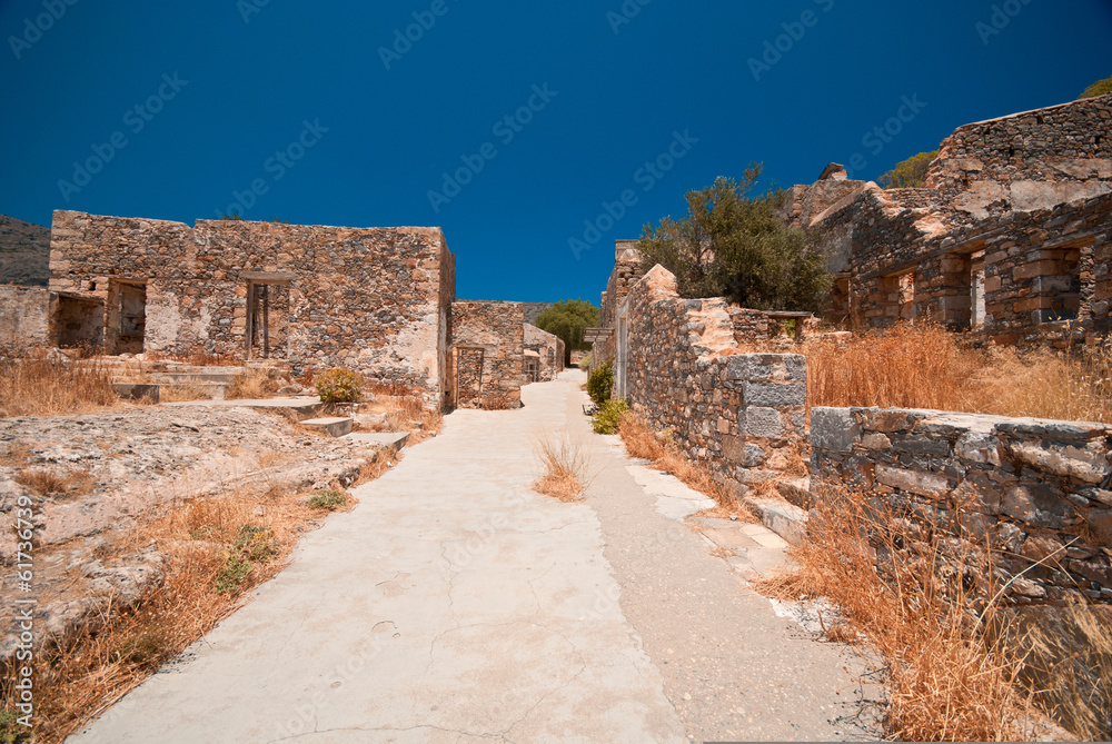 Ruins in Spinalonga