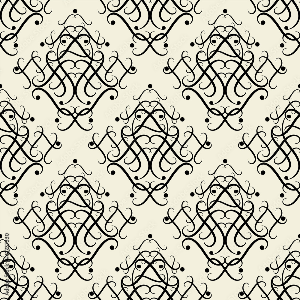 seamless wallpaper.calligraphic pattern. arabesque