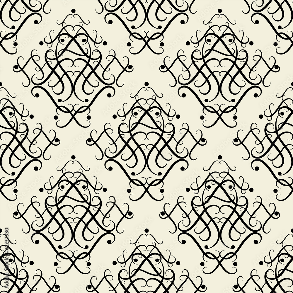 seamless wallpaper.calligraphic pattern. arabesque seamless wallpaper.calligraphic pattern. arabesque