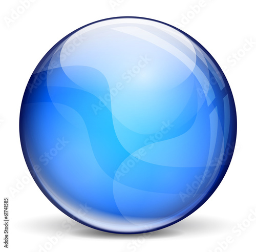 Dark blue bubble