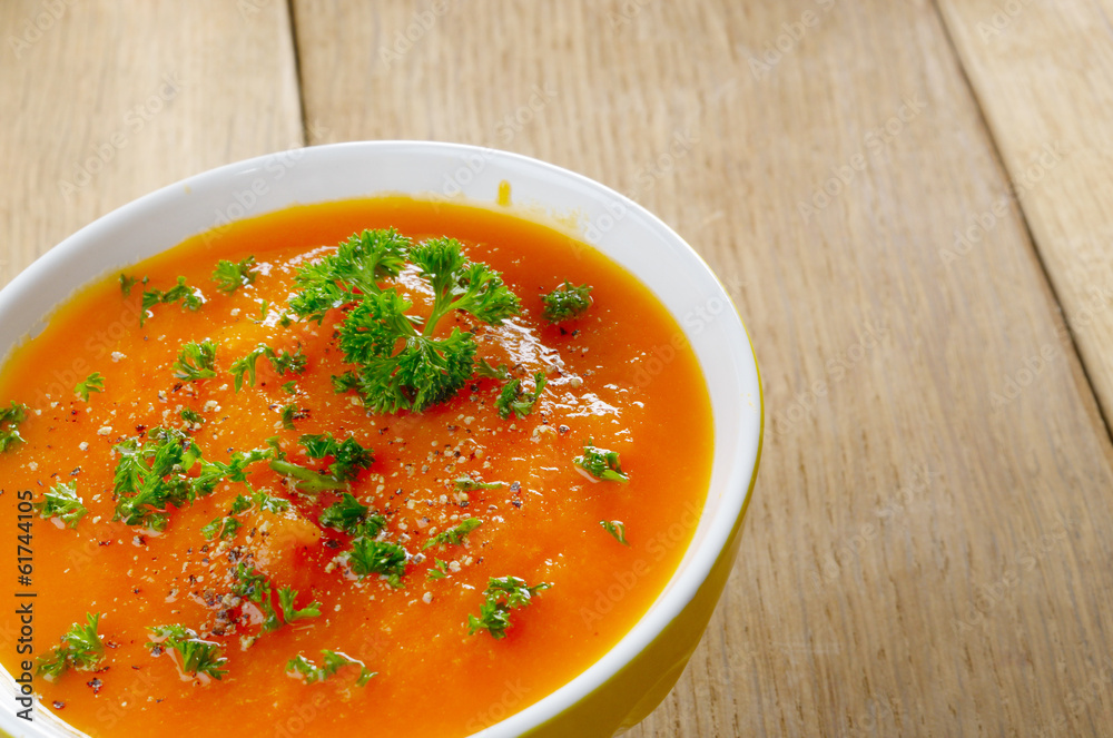 Homemade rustic pumpkin soup Homemade rustic pumpkin soup