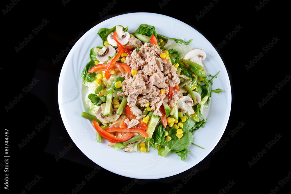 fresh chopped tuna salad