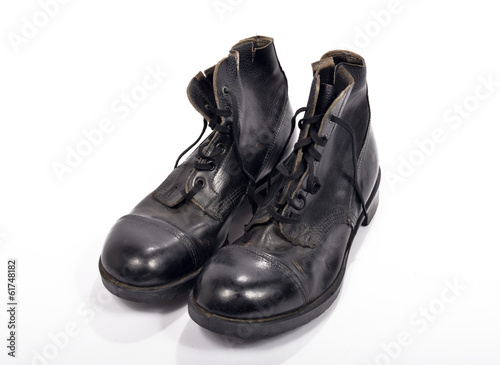 pair of shoes of a British soldier
