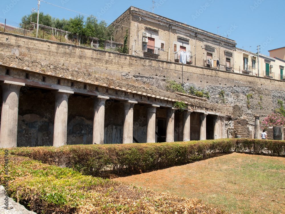 Ercolano buried town in Italy