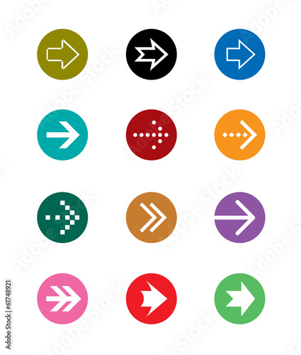 collection of vector arrow signs