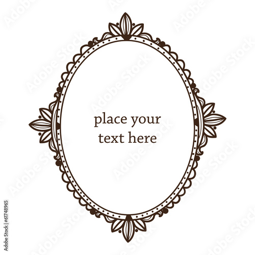 Vignette frame.
