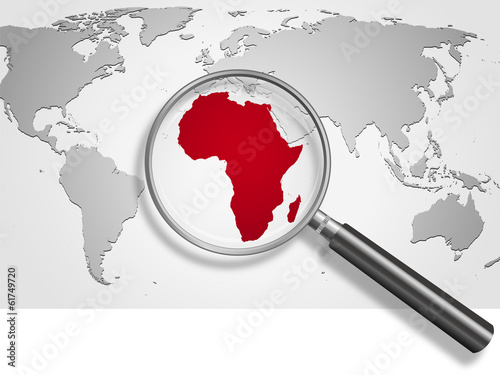 Landkarte *** Afrika
