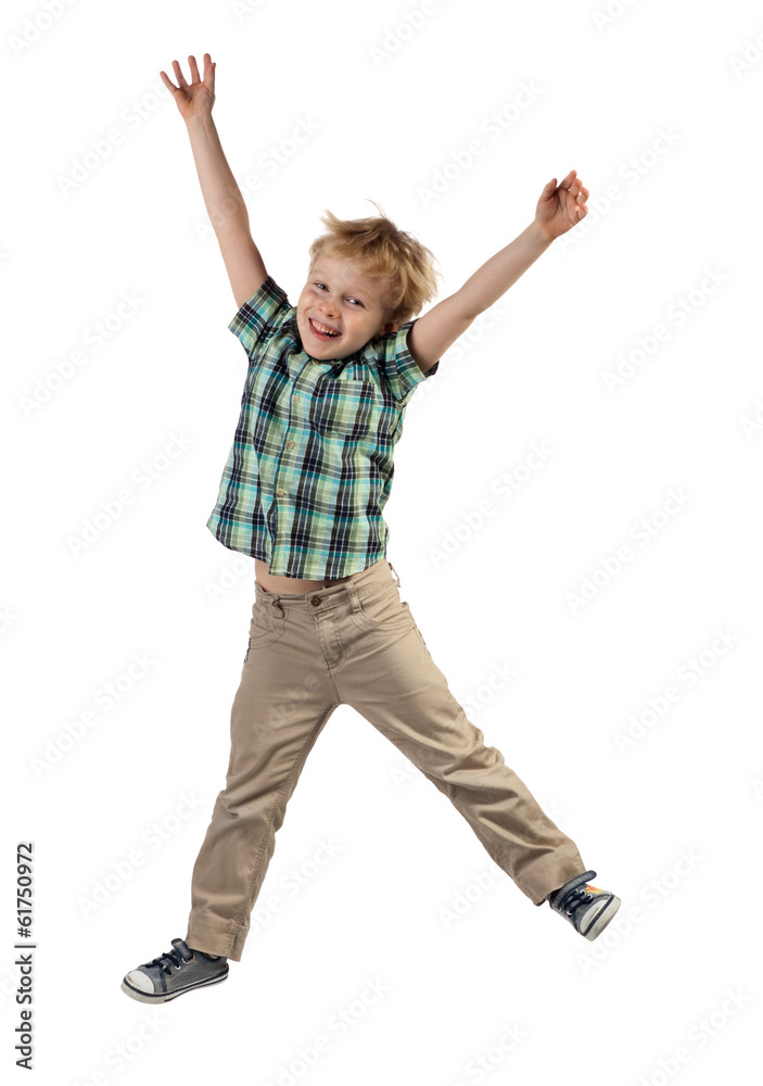 Jumping boy